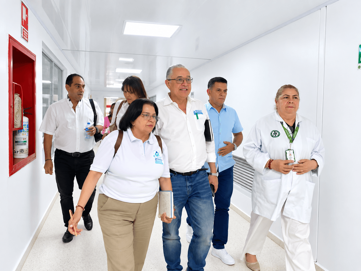 Recorrido institucional por el hospital