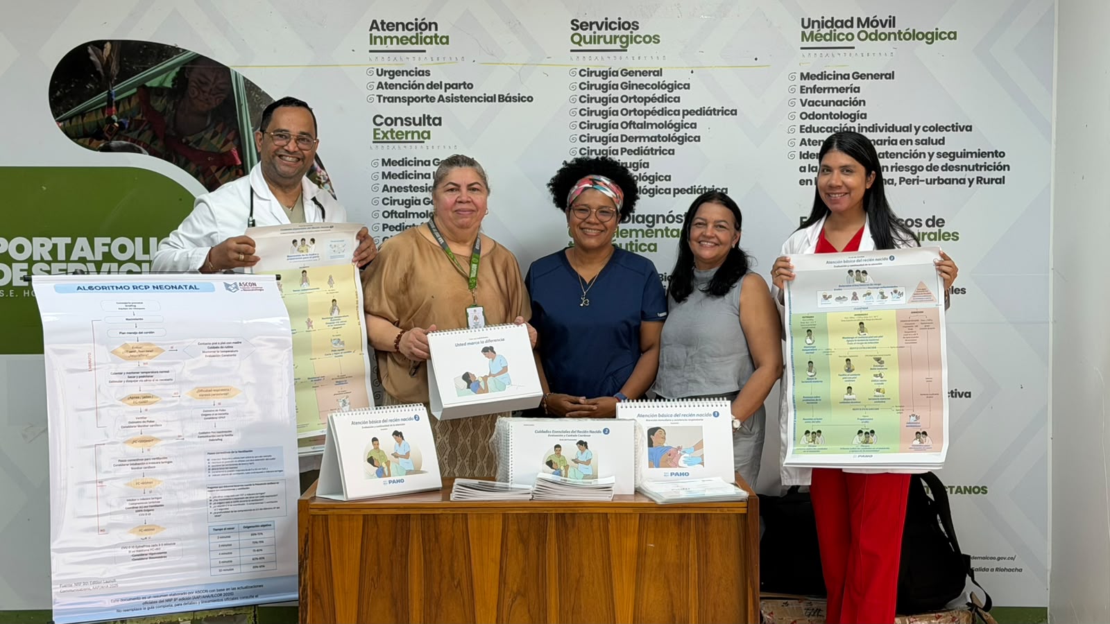 Dotación para la atención materno-infantil en el Hospital San José de Maicao